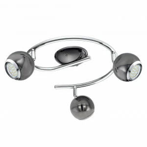 Спот потолочный черный с 3 плафонами Eglo Bimeda 31007 EGLO BIMEDA 00-3923805 Черный