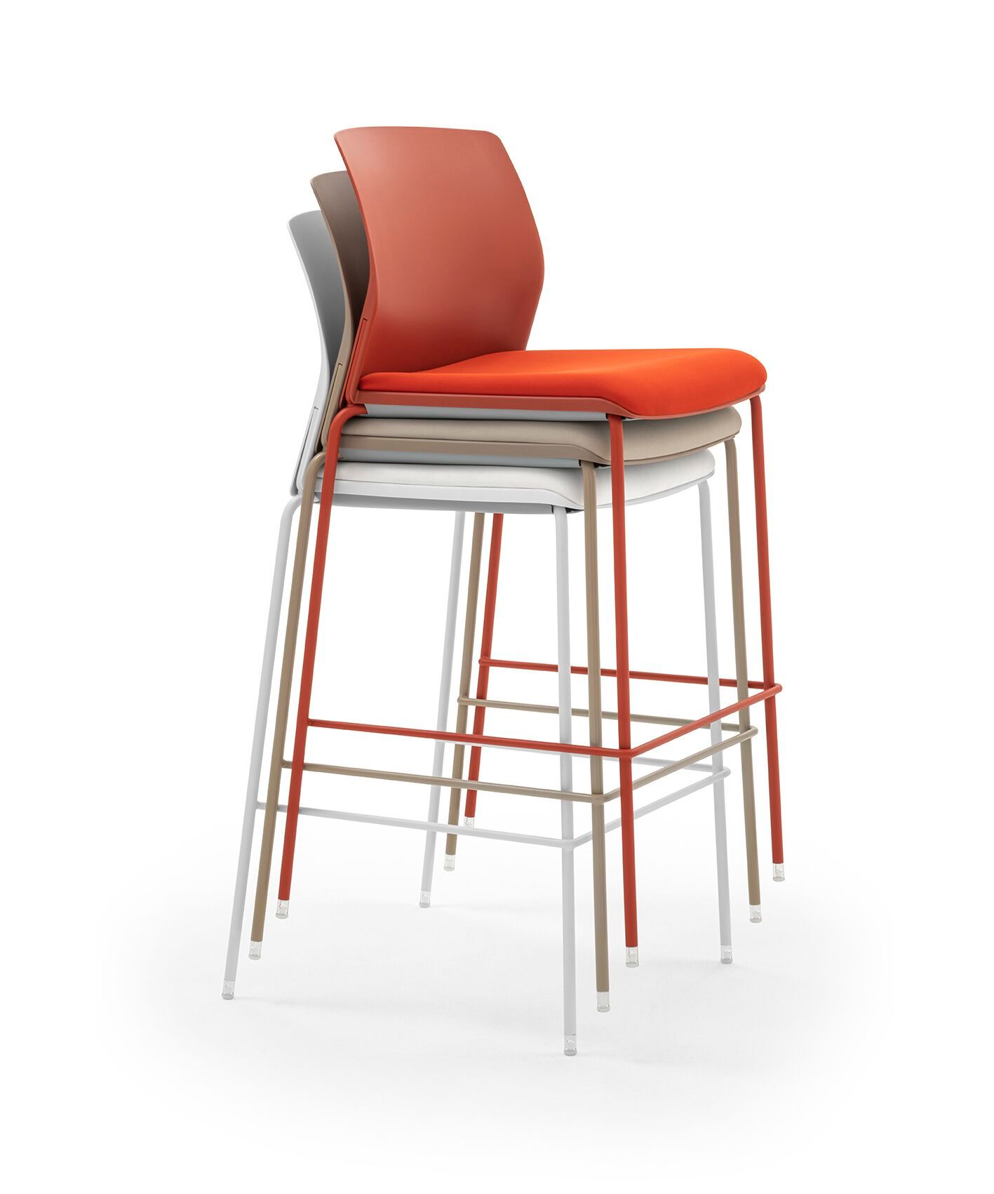 Пластиковый штабелируемый стул с мягким сиденьем Diemmebi Весы ARCH-00146269