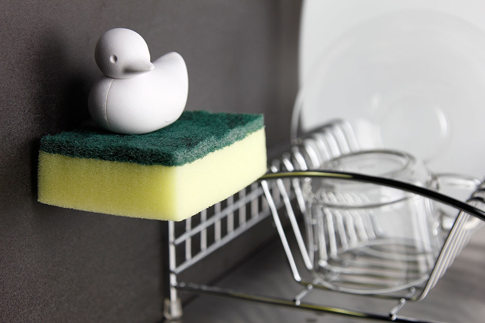 Держатель для губки белый Duck QUALY  00-3871527 Белый  - Вид №2