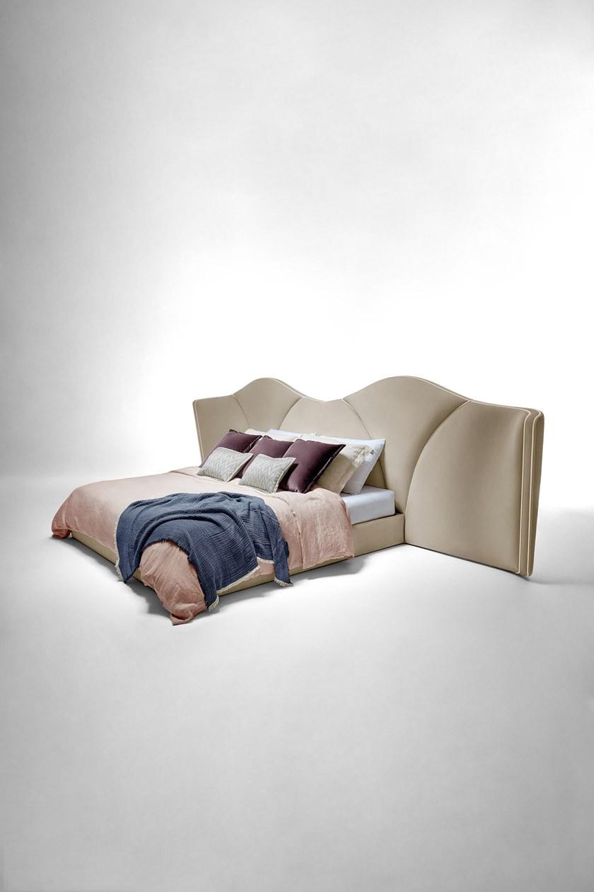 Munna Двуспальная кровать с обивкой из ткани sun-id-1375700 - Вид №4