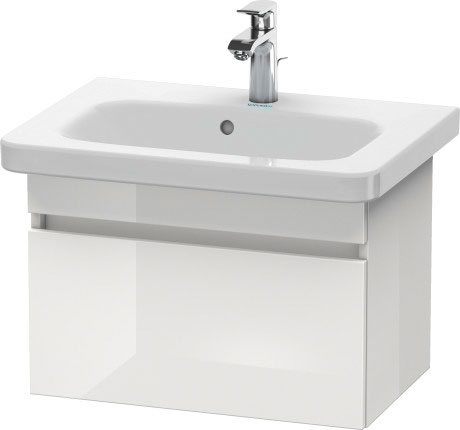 DS637902121 Тумбочка подвесная компакт DuraStyle #DS6379 580 x 368 мм Орех темный декор Duravit - Вид №1