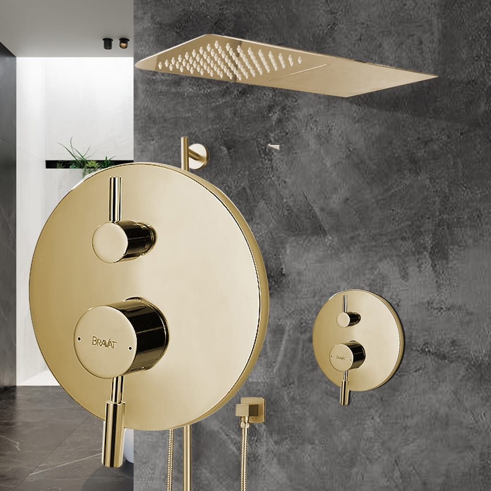 Латунь термостатический смеситель для душа с душем Fontana Showers FS1052 / FS1077 ARCH-00025037 - Вид №5