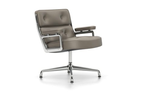 Вращающееся кресло с кожаными спицами VITRA Lobby Chair ARCH-00068846 - Вид №24