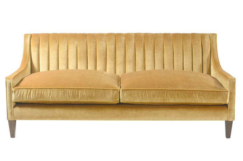 LU031 Хокни Рифленый задний диван ijlbrown 