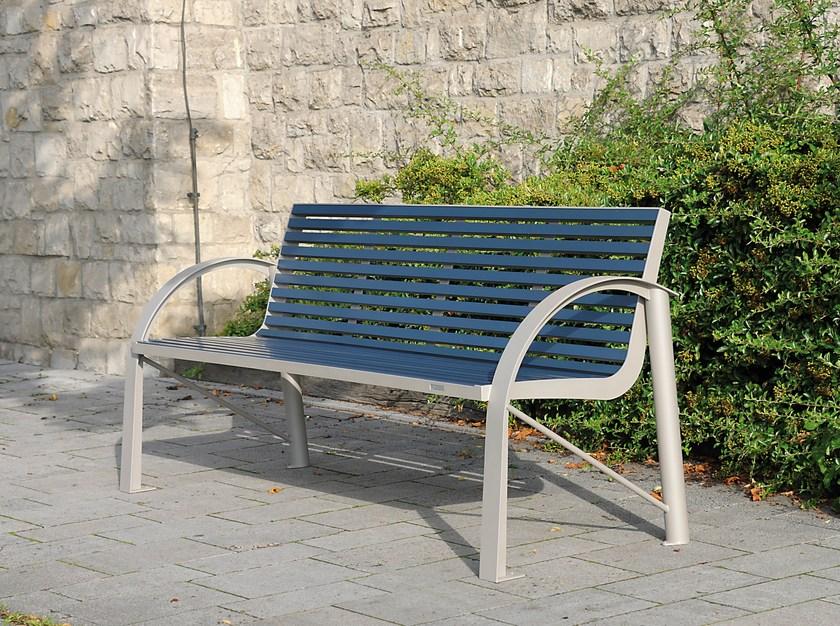 BENKERT BANKE Скамейка из нержавеющей стали и животное с подлокотниками Comfony sun-id-1425694 - Вид №4