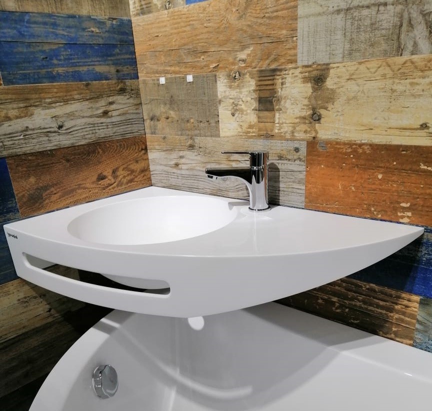 00930 Подвесная раковина настенная овальная Kolpa-San  белая  - Вид №1