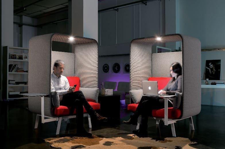 Ares Line Акустическая офисная будка из ткани Privèe sun-id-1376913 - Вид №3