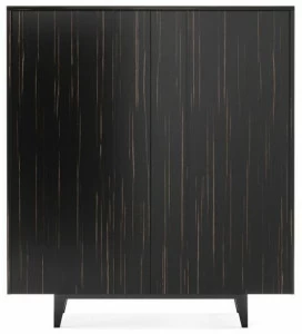 PRADDY Комод из фанерованной древесины с распашными дверцами Orchestra Ml171