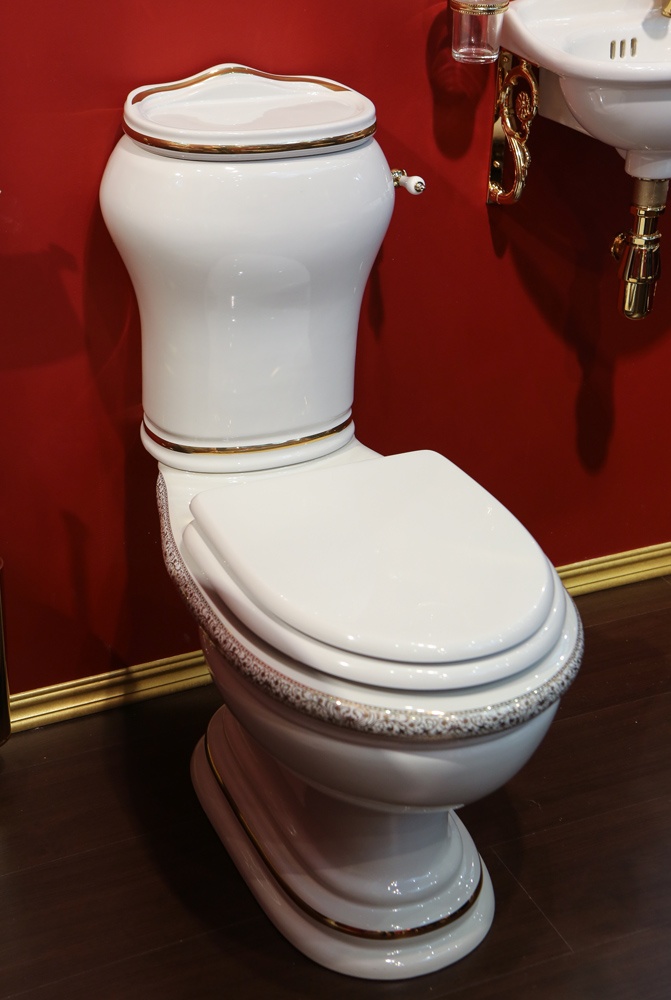 ML.MLD-25.701.BI/ML.MLD-25.708.BI/ML.OLV-29.012/ML.OLV-29.015/ML.RIC-29.040.BI.CR Напольный унитаз Migliore Milady - Вид №2