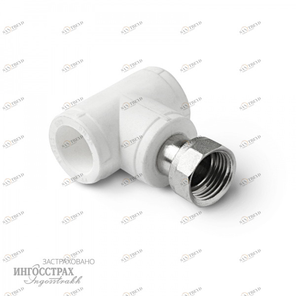 Тройник с накидной гайкой 32-1 PP-R PROAQUA 271287