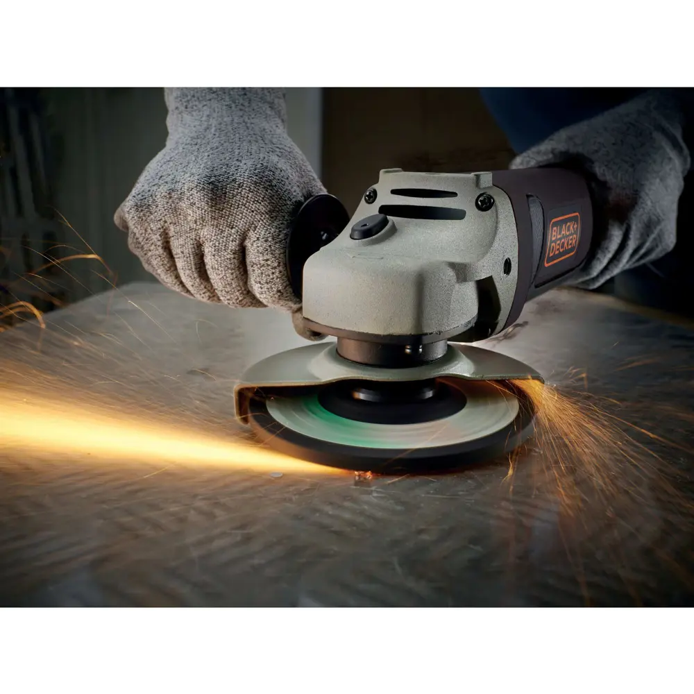 УШМ сетевая Black&Decker KG1202K-QS, 1200 Вт, 125 мм 83071284 STLM-2182776 BLACK + DECKER  - Вид №10