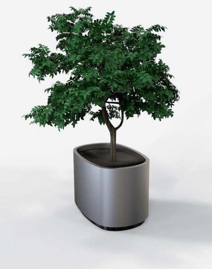 Manufatti Viscio Кашпо для общественных мест из оцинкованной стали Eolo sun-id-1499128 - Вид №1