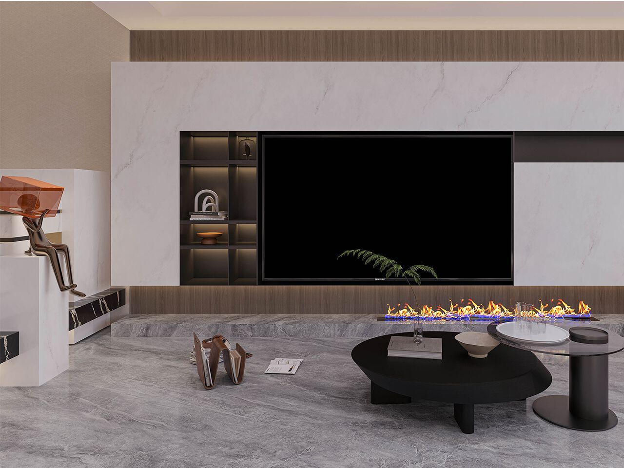 Мраморный пол / покрытие GANI MARBLE TILES TUNDRA GREY ARCH-00006675 - Вид №1