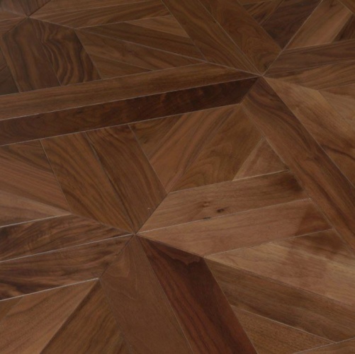 Модульный паркет Marco Ferutti Linea Linea Орех американский Селект (Гладкая) 405х405 мм 2600600037 - Вид №7