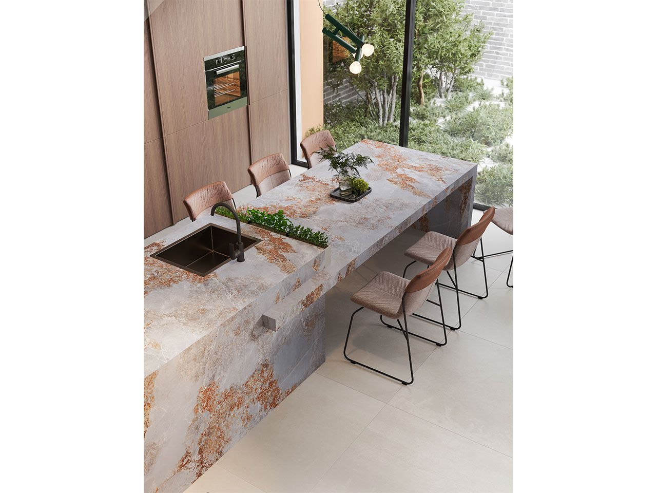 Столешница для кухни / керамогранита Kaleseramik плиты ARCH-00045876 - Вид №1