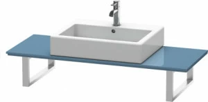 XL012C04747 X-Large Консоль для накладных раковин и встраиваемых умывальников Каменно-синий глянцевый лак