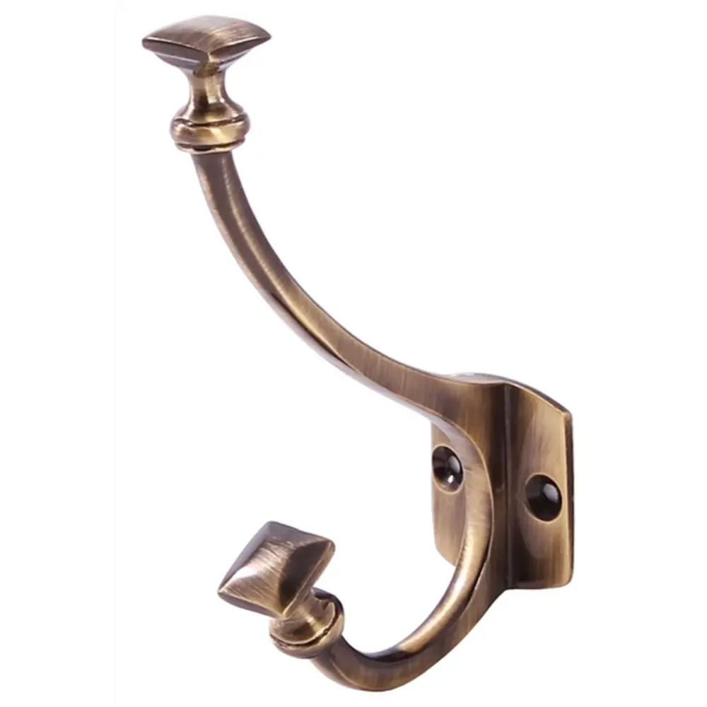 Крючок Quadrato HC28 BNA, металл, цвет античное олово LAMPLANDIA STLM-2032557