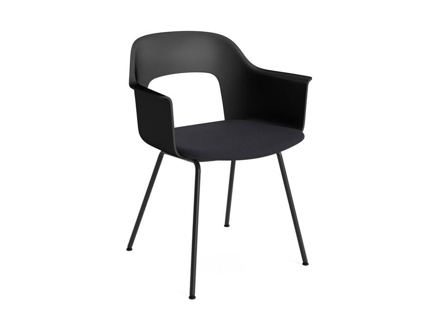 Стул из полипропилена с мягким сиденьем с подлокотниками Hay макет ARCH-00119434 - Вид №35