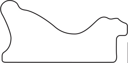BY 4531 Зеркало с гравировкой в багетной раме - черное дерево с золотом 71 mm EVOFORM Exclusive-G - Вид №4