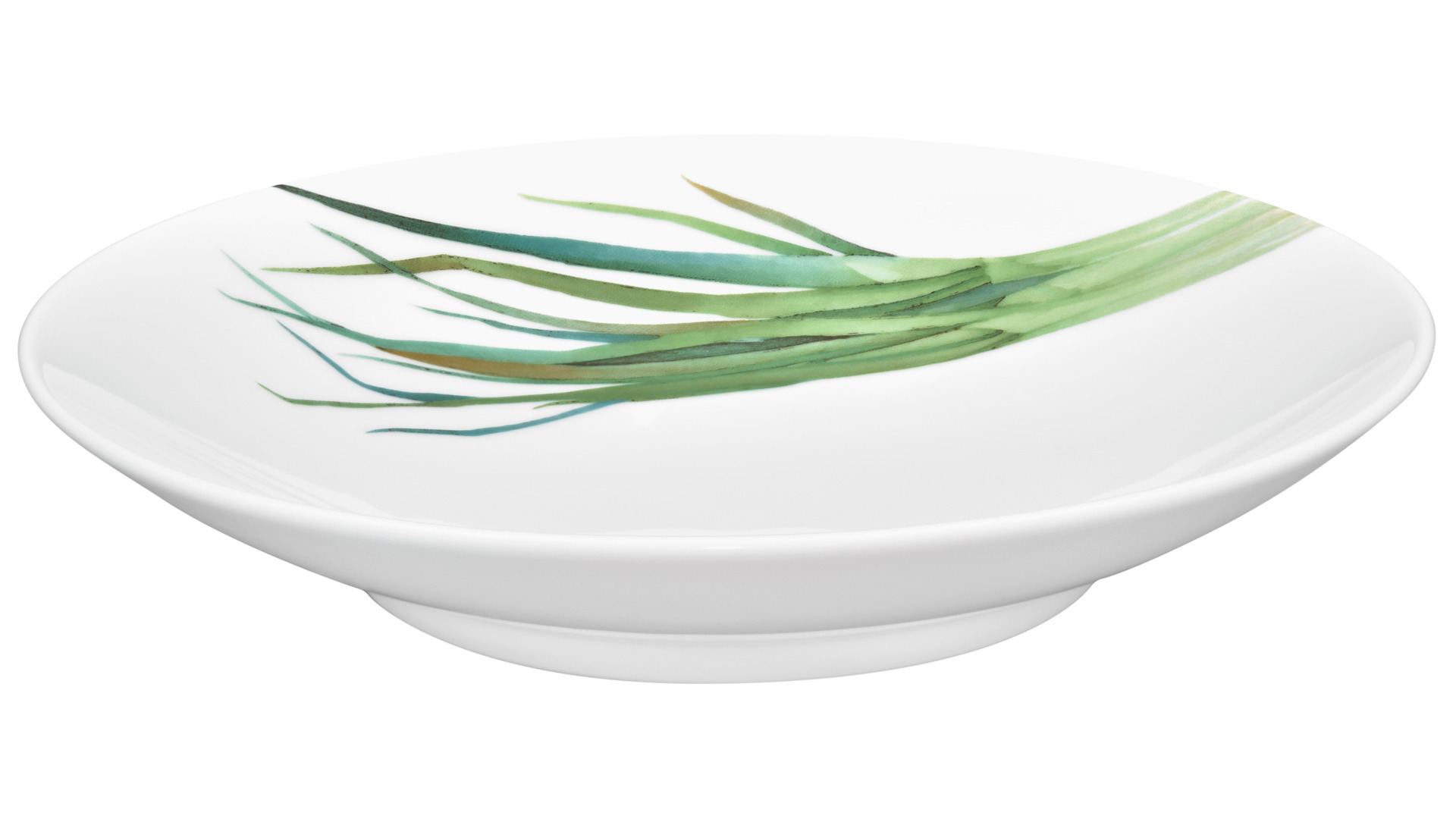 10637867 Noritake Тарелка для пасты Noritake "Овощной букет.Зелёный лук" 23см Фарфор  - Вид №1