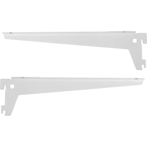Кронштейн однорядный KONSENSA 1.85x7.67 см нагрузка до 50 кг цвет белый 2 шт.