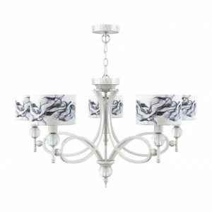 Подвесная люстра Lamp4you Eclectic M2-05-WM-LMP-Y-10 LAMP4YOU ДИЗАЙНЕРСКИЕ, ECLECTIC 279477 Белый