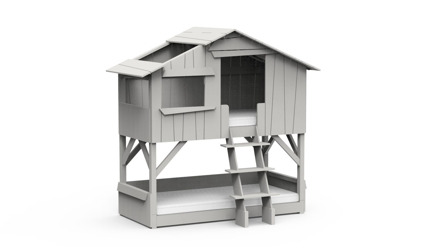 Двухъярусная кровать из МДФ Mathy by Bols TREEHOUSE BEDS &amp ARCH-00140859 - Вид №15