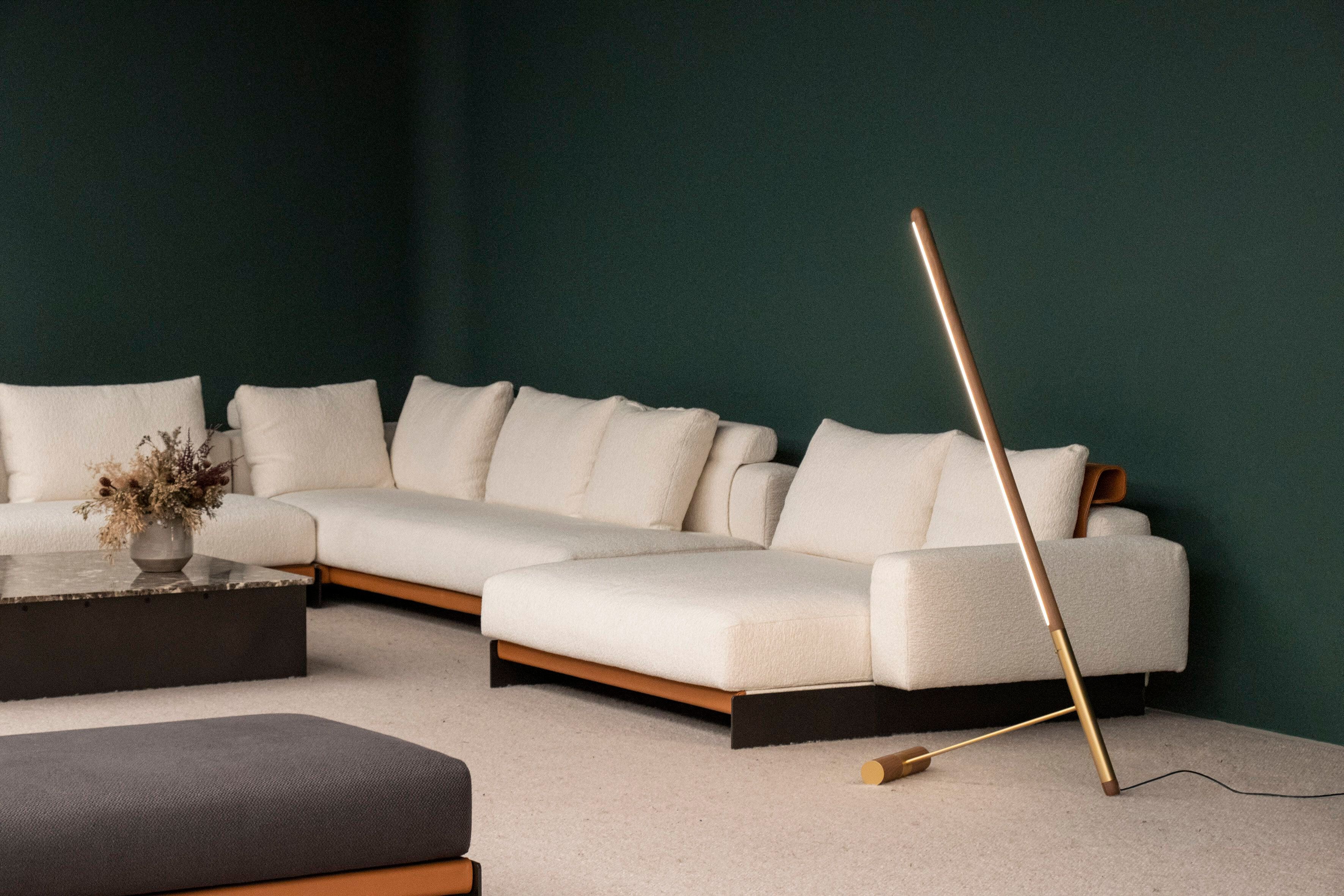 Грецкий орех светодиодный торшер NOMON Linea ARCH-00027775 - Вид №8