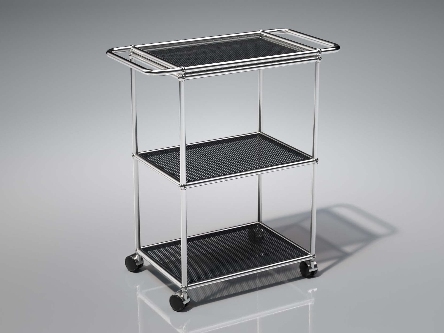 Стальная тележка для еды USM TESSELLATE ARCH-00098384 - Вид №3
