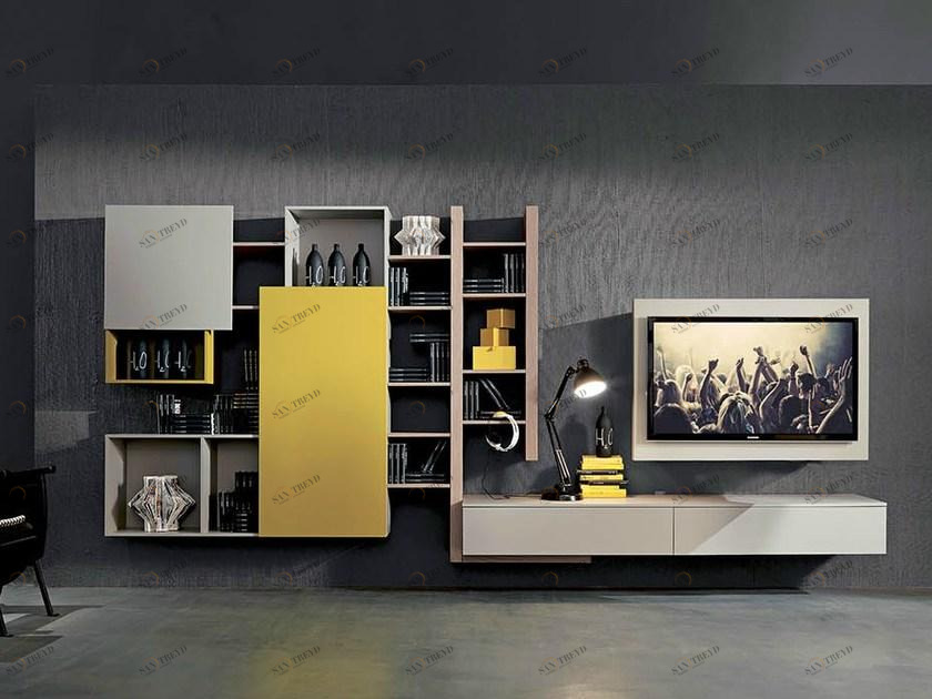 Fimar Оборудованная стена с подставкой под телевизор Side system sun-id-1385802