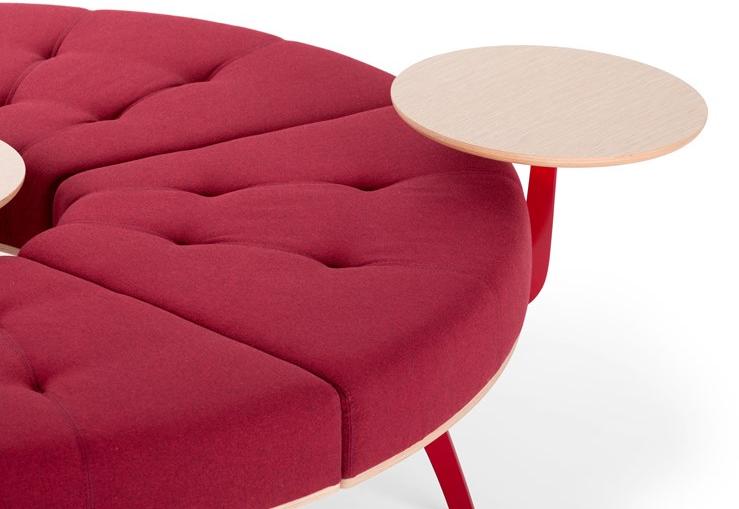 True Design Круглая скамейка из ткани Millepiedi Mp 5p0r - Вид №5