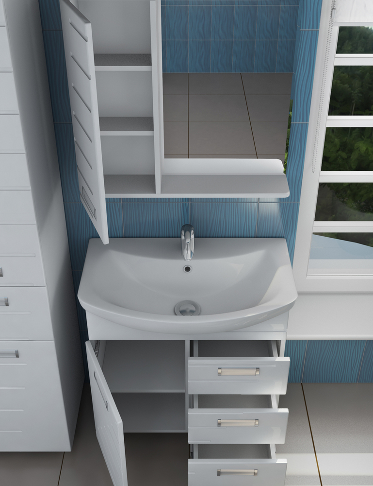 Тумба Diana-3 720 (Балтика)720⨉450⨉830 мм белый Santreyd sun-id-665138 - Вид №3