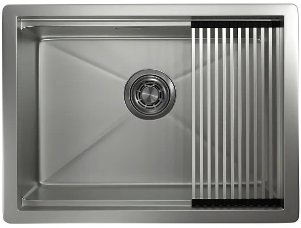 KS-6045U, СТАЛЬ МАТОВАЯ , стальная кухонная мойка KITCHEN SPACE