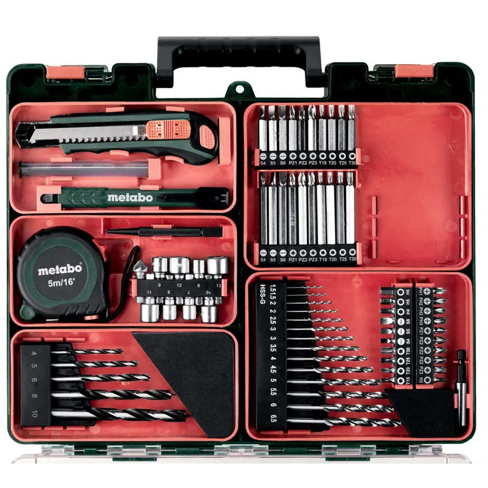 Дрель-шуруповерт аккумуляторная Metabo BS18 SET, 602207880, 18В Li-ion 2x2 Ач 82407334 STLM-2076321  - Вид №1