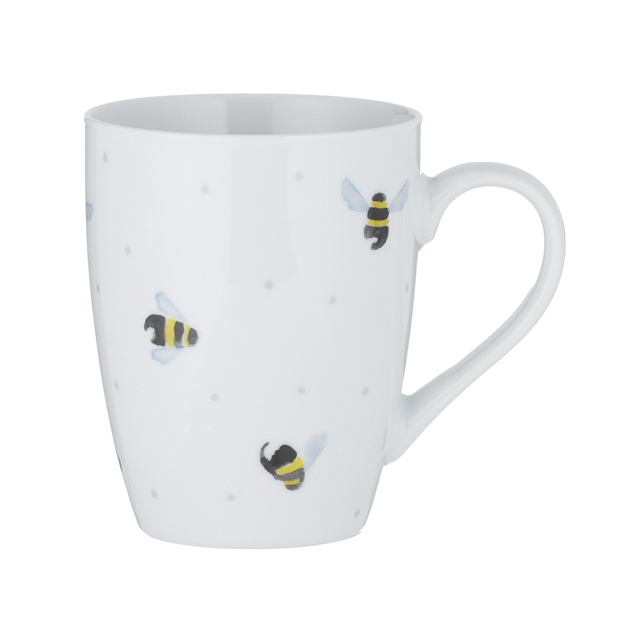 P_0059.643W Кружка sweet bee 380 мл белая Price&Kensington 