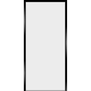 Дверь межкомнатная глухая обратного открывания с замком комплекте Invisible 90x200 см цвет белый левый 89383001 STLM-2112609
