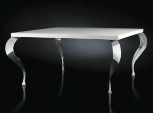 VGnewtrend Квадратный стол из мдф и стали Luigi