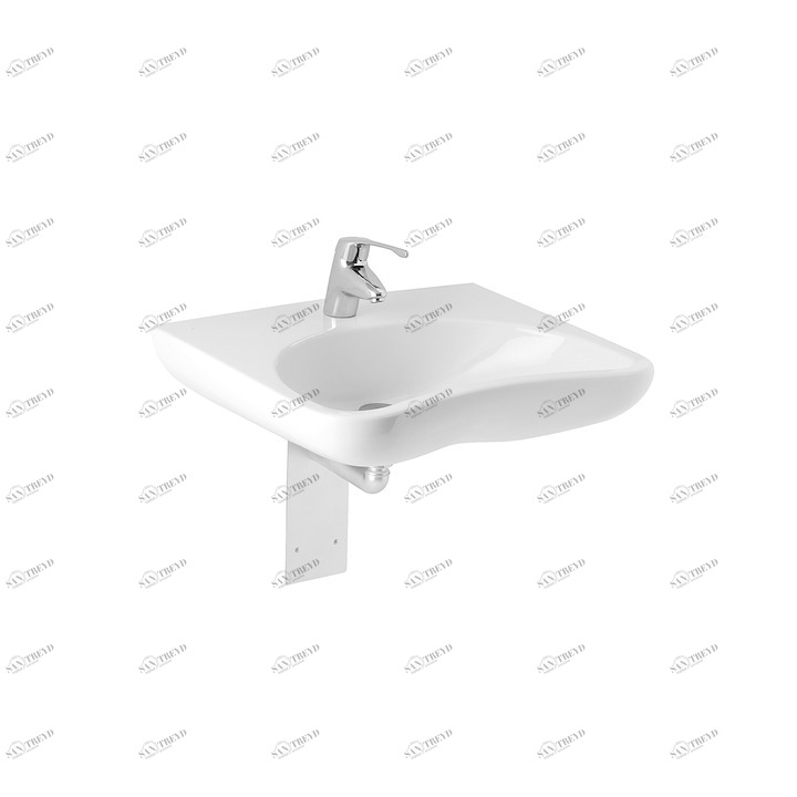 H813714 Подвесная раковина настенная овальная Jika  белая 