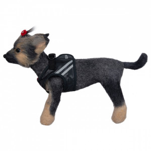ПР0048961 Шлейка-жилет светоотражающая для собак 2 34-38см Dogmoda