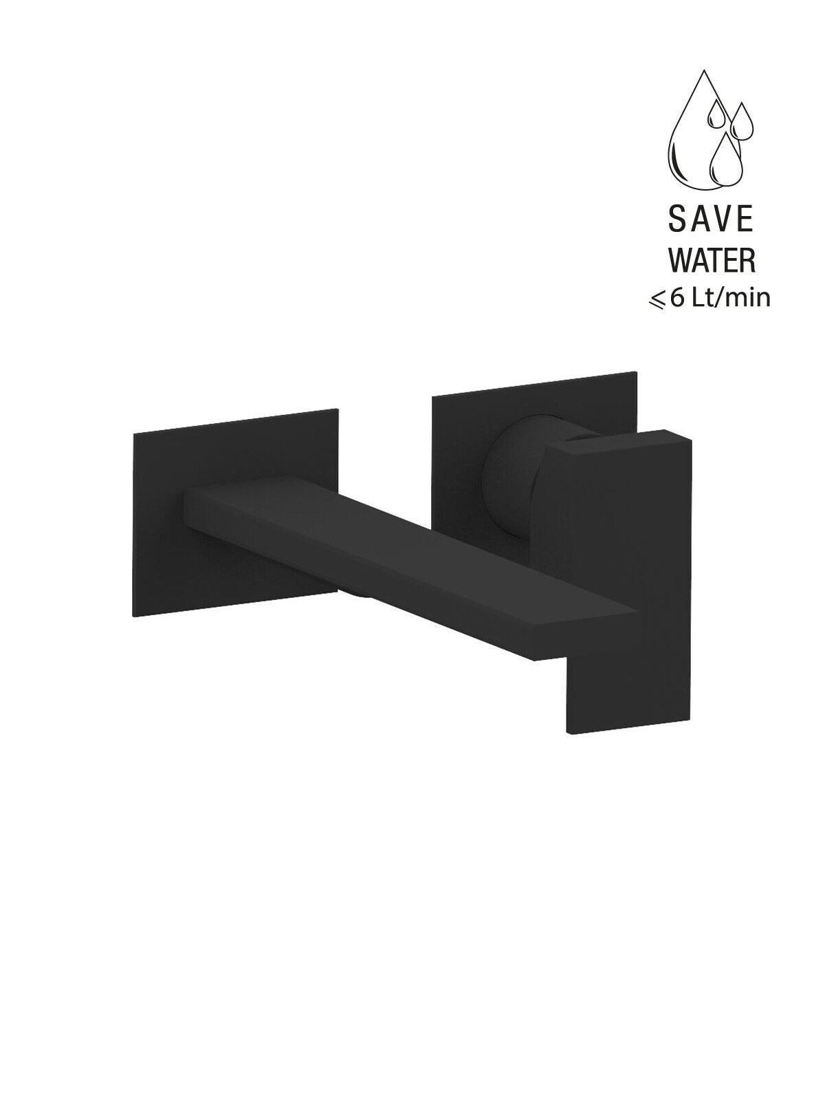 Настенный смеситель для раковины с ограничителем расхода Rubinetterie Frattini Vita Due ARCH-00078238 - Вид №16