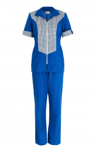 66084 Костюм "Грация" василек  Одежда для обслуживающего персонала  размер 44