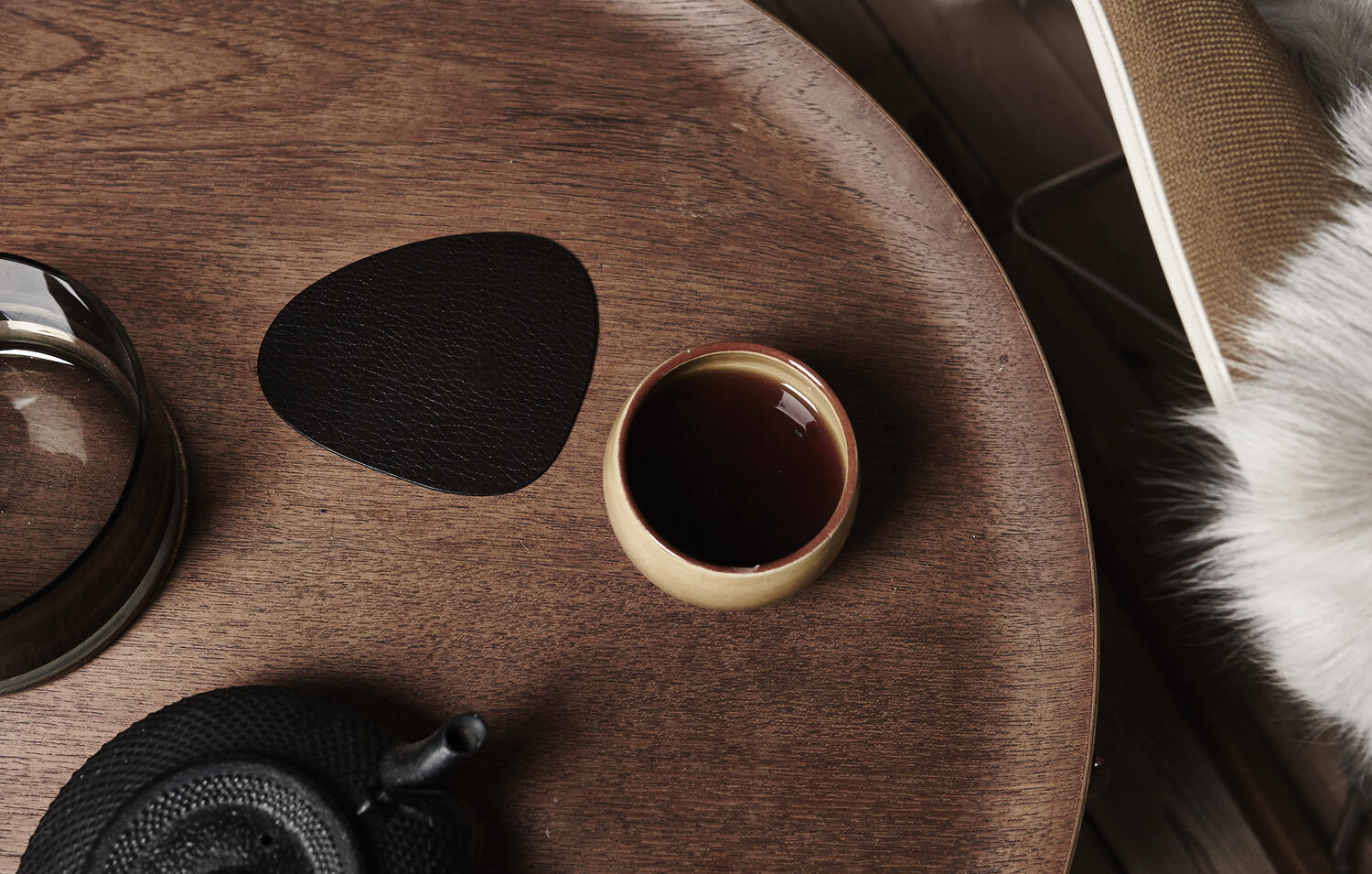 9850 BULL black подстаканник фигурный 11x13 см, толщина 2мм;LIND DNA - Вид №1