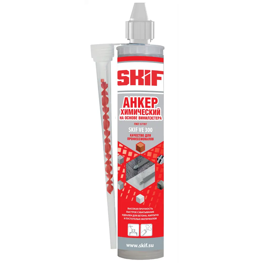Химический анкер SKIF VE 300 для прочного крепления конструкций 89364452 STLM-1425222