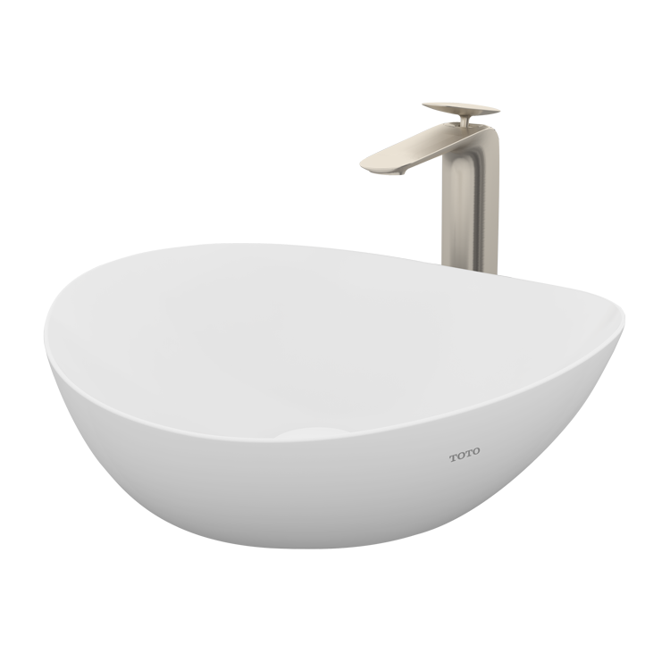 L4704MTE#CMW Накладная раковина консольная прямоугольная TOTO 