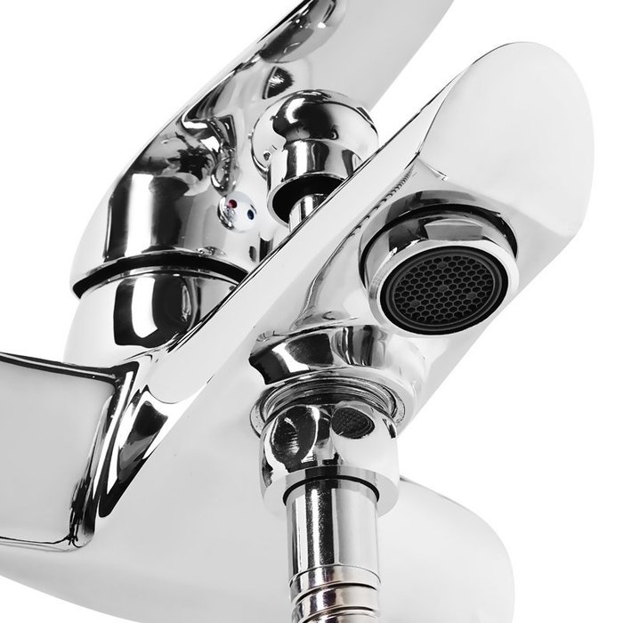 BA23209CK MI Milardo Baffin Смеситель для ванны с коротким изливом Baffin Россия  - Вид №6