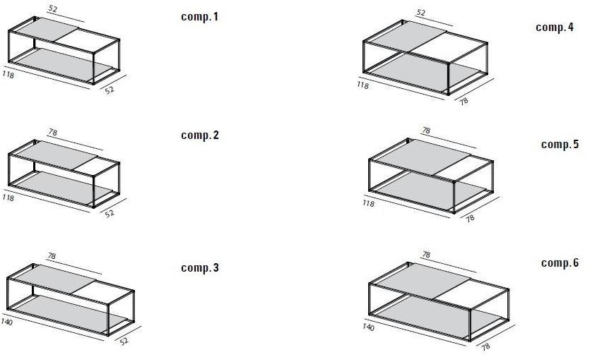 Desalto Прямоугольный садовый столик из стали Helsinki sun-id-1496989 - Вид №11