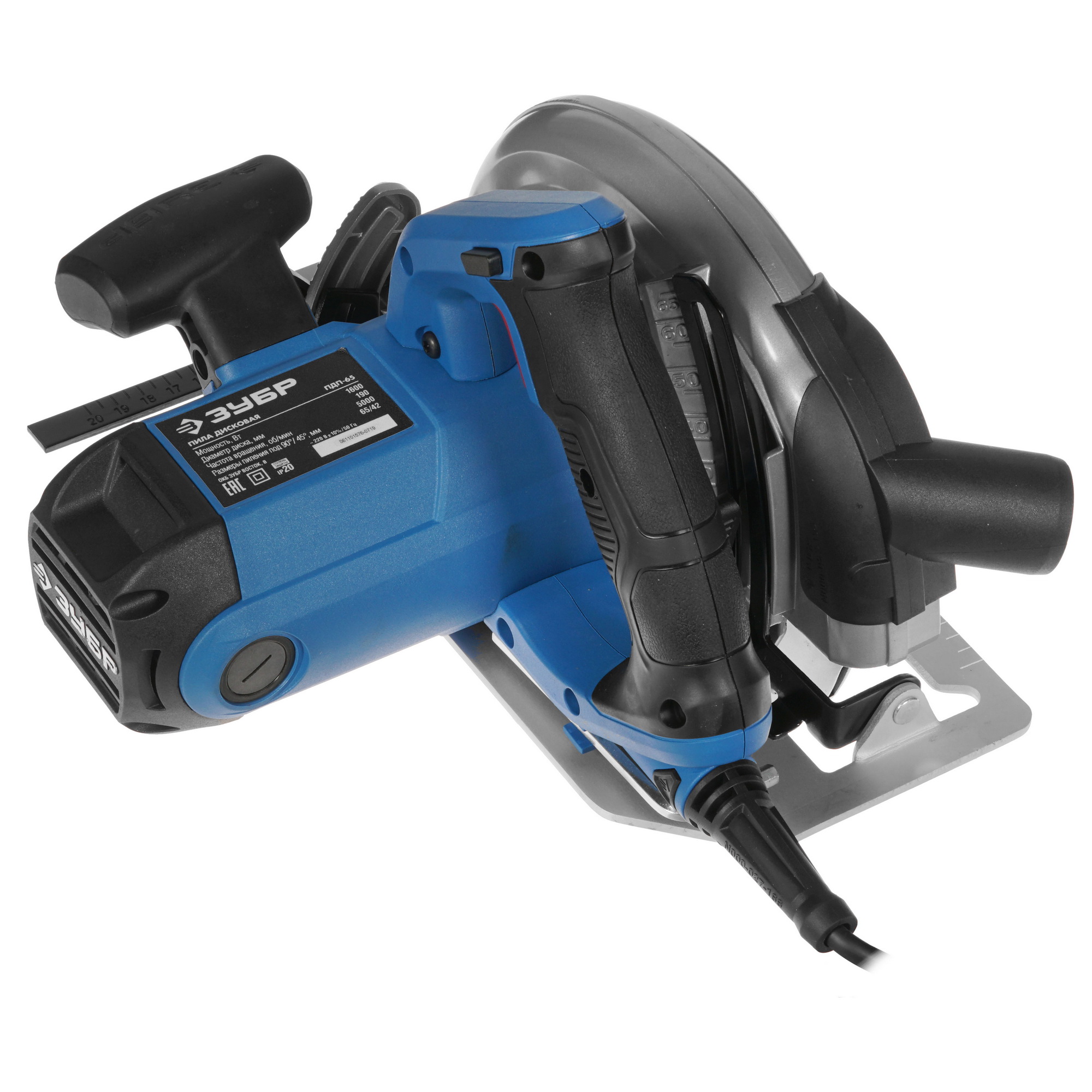 Пила дисковая Зубр ПДП-65 8154336 STDN-0144439 - Вид №2