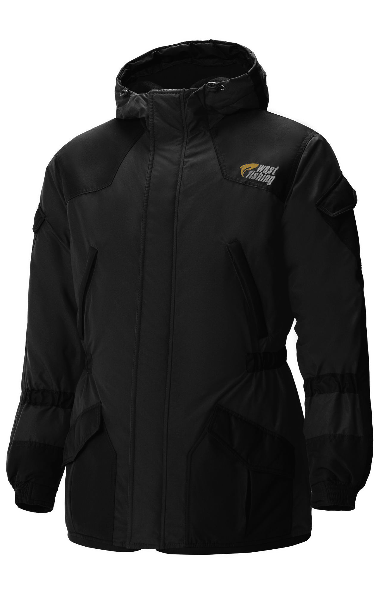 5039452 Костюм  утепленный черный West Fishing  Зимняя спецодежда Santreyd  - Вид №1
