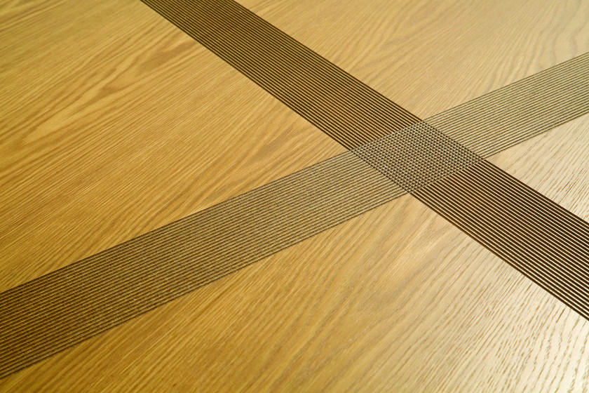 Roche Bobois Прямоугольный обеденный стол из фанерованной древесины Track sun-id-1378121 - Вид №5