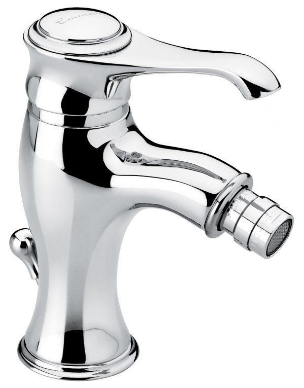 6004NO Смеситель Tiffany с донным клапаном для биде, цвет черный-золото EMMEVI